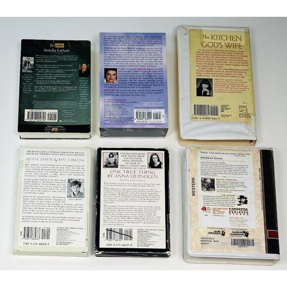 Lot 6 AUDIOBOOK on Cassette Novels Biography Variety Ya-Yas Kitchen God's Wife - Picture 3 of 3
